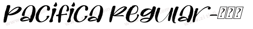 Pacifica Regular字体转换